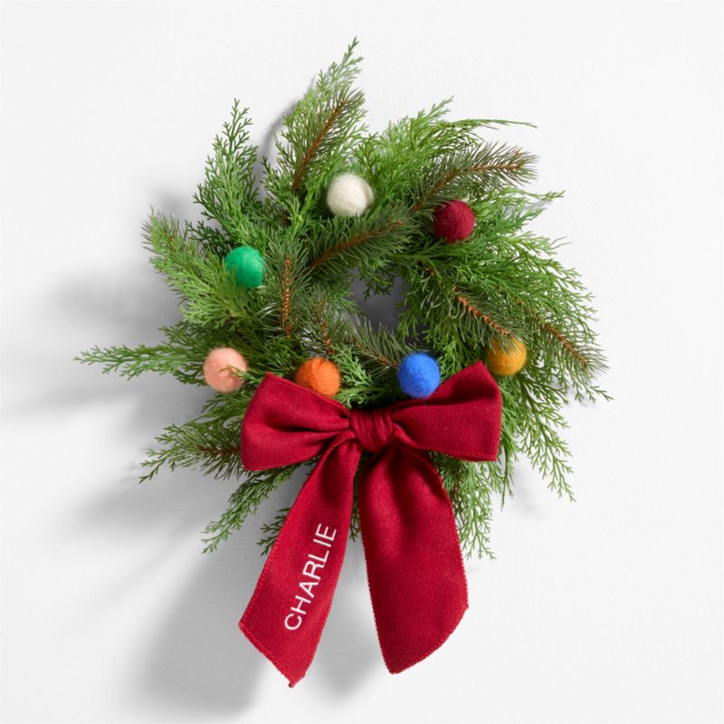 Festive Wee Kids Christmas Wreath - image 0 of 9