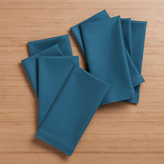 Fete Corsair Blue Cloth Napkins, Set of 8