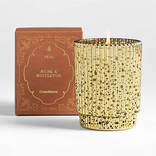 Fete Gold Woodside Holiday 1-Wick Scented Candle