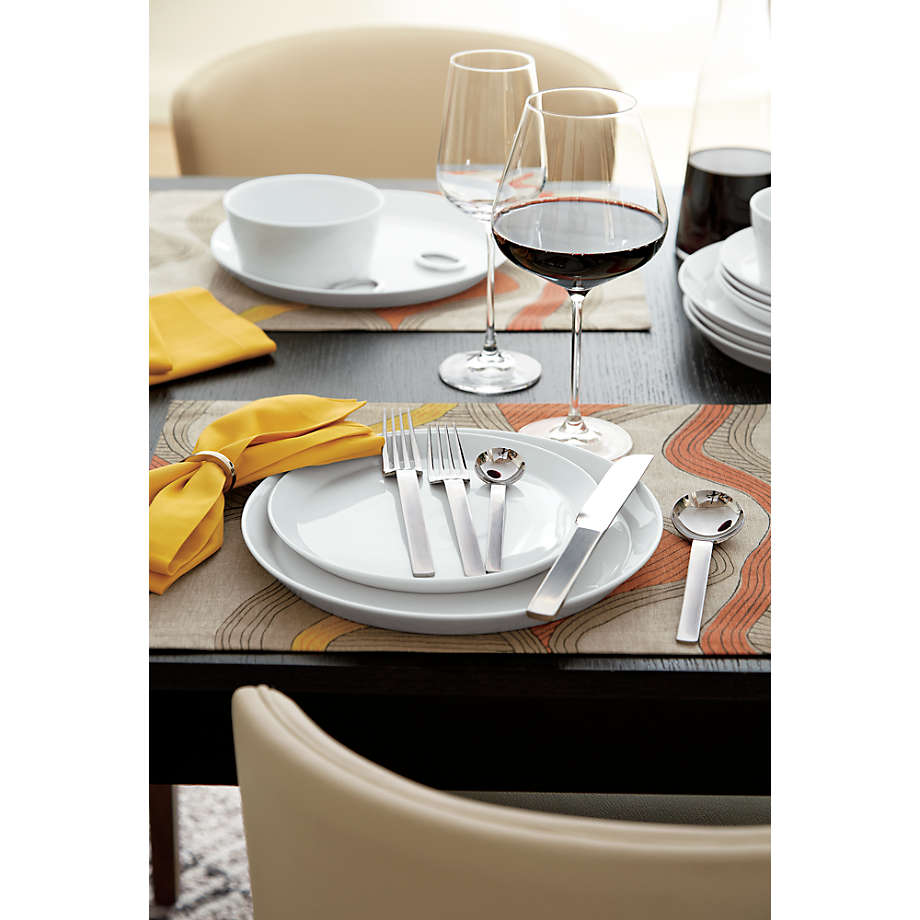 Wren Matte Dark Grey Dinner Plates, Set of 8 + Reviews | Crate & Barrel