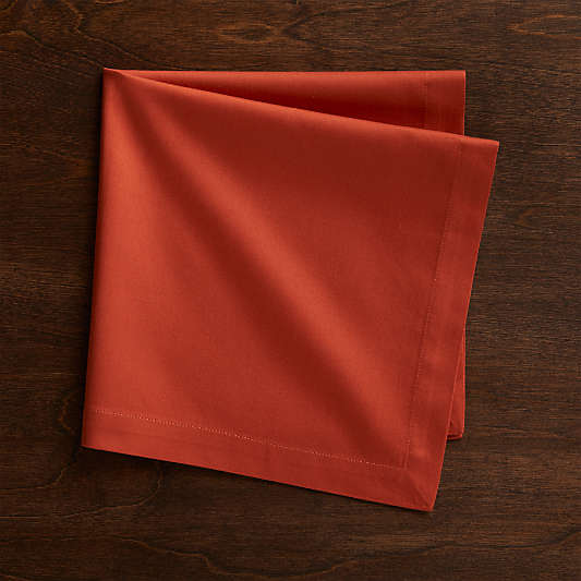 Fete Orange Cloth Dinner Napkin