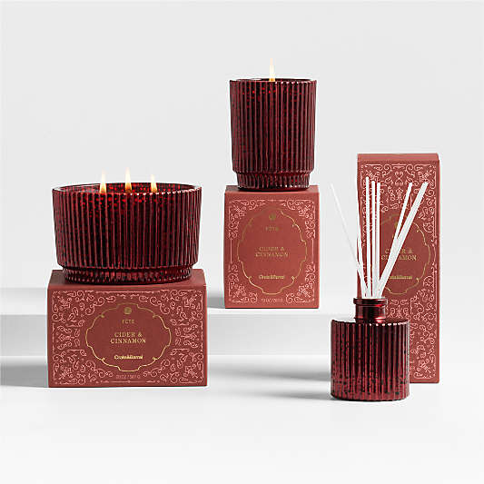 Fete Red Orange Cinnamon Holiday Scented Diffuser