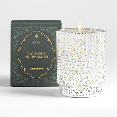 Fete Silver Alpine Holiday 1-Wick Scented Candle