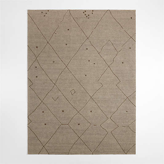 Fez Performance Hand-Tufted Charcoal Grey Area Rug 6'x9'