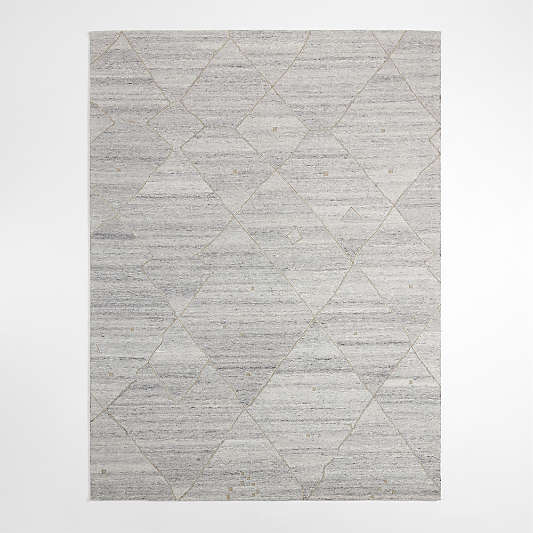 Fez Performance Hand-Tufted Nickel Grey Rug Swatch 12"x18"