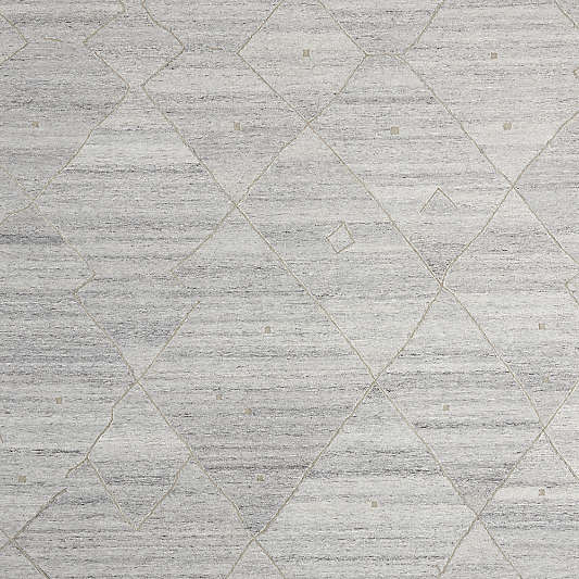 Fez Performance Hand-Tufted Nickel Grey Rug Swatch 12"x18"