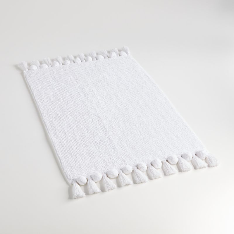 Fia Fringe Cotton Bath Rug