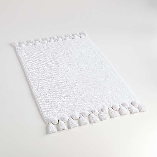 Fia Fringe Cotton Bath Rug