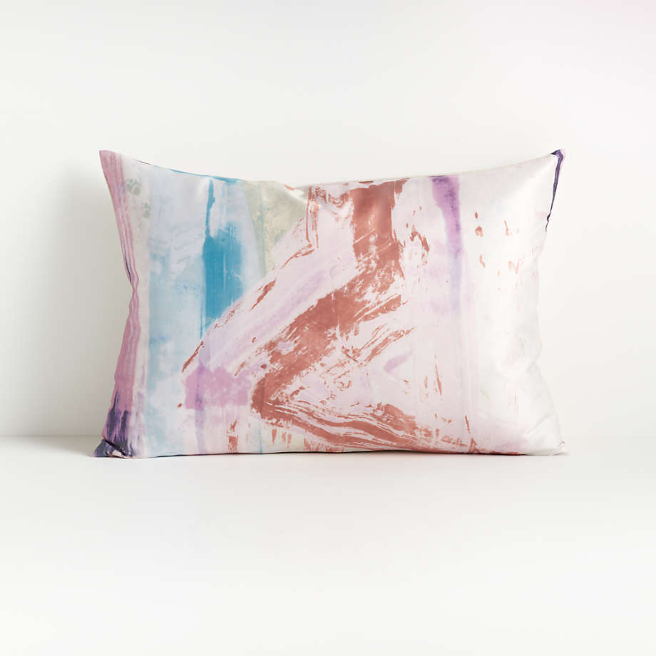 pink abstract pillow