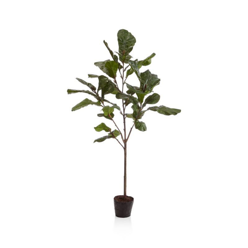 Faux 7' Fiddle Leaf Fig Tree - image 10 of 15