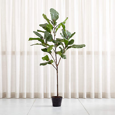 Faux 7' Fiddle Leaf Fig Tree