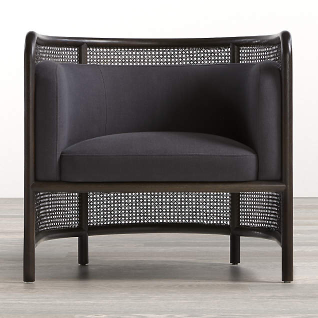 Sculpt Velvet Accent Chair Crate & Barrel Canada