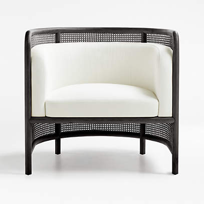 Crate and barrel cane outlet chair