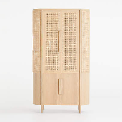 Crate and deals barrel cane cabinet