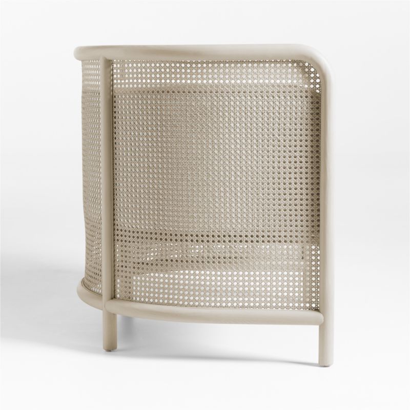 Fields Cane Back White Wash and Natural Accent Chair by Leanne Ford - image 11 of 18