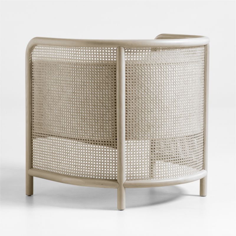 Fields Cane Back White Wash Accent Chair by Leanne Ford - image 6 of 9