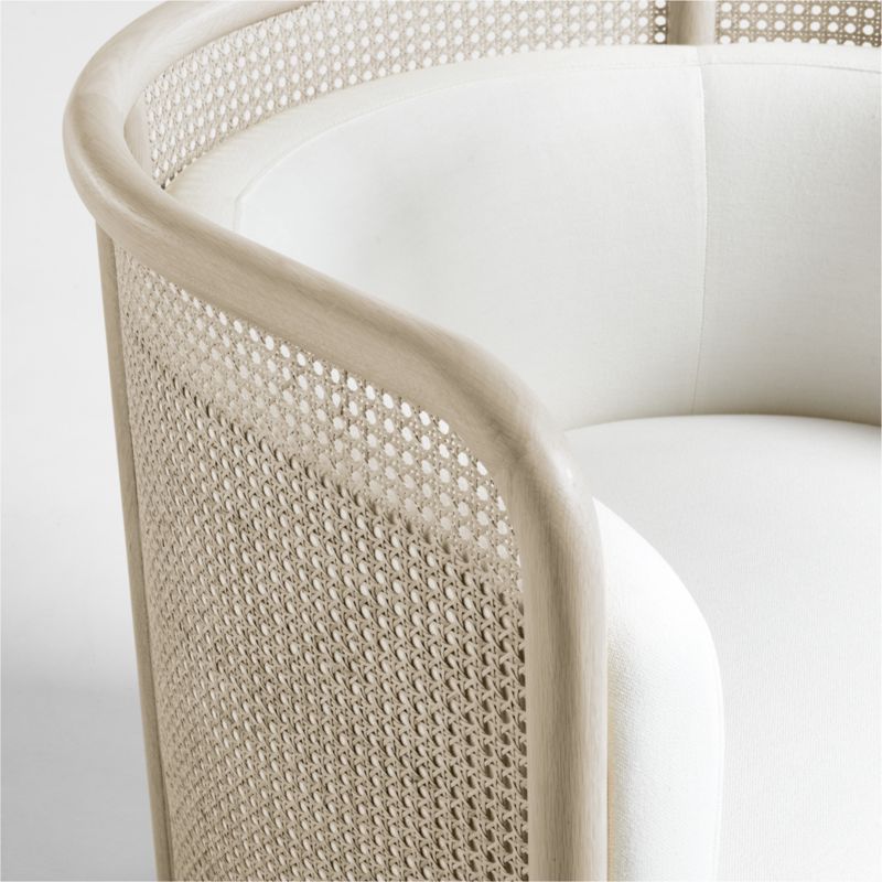 Fields Cane Back White Wash Accent Chair by Leanne Ford - image 7 of 9