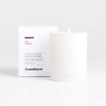 Fig Amber Candle | Crate & Barrel