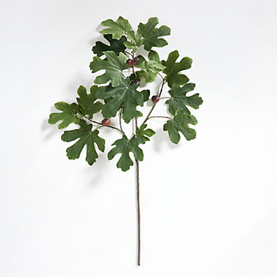 View Faux Fig Leaf Stem 60" details