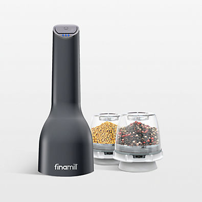 View FinaMill Midnight Black Rechargeable Spice Grinder details