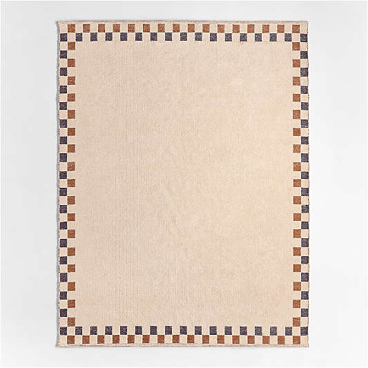 Finish Line Brulee Brown Kids Area Rug 8'x10'