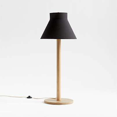 Finley Wooden Adjustable Floor Lamp