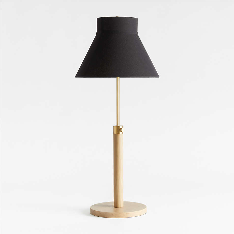 Finley Adjustable Wooden Table Lamp + Reviews