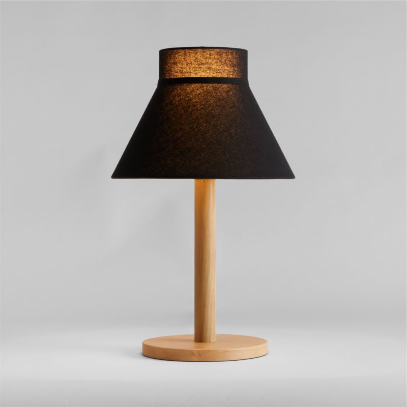 Finley Wooden Adjustable Table Lamp