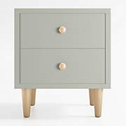 Canyon Natural Wood 2-Drawer Kids Nightstand by Leanne Ford
