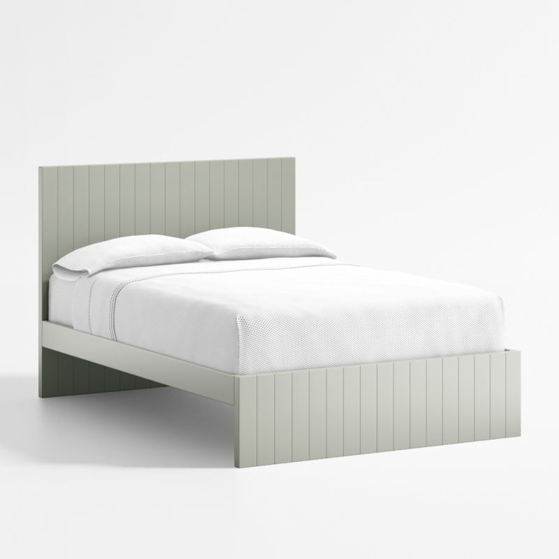 Finn Sage Green Wood Kids Full Bed - image 0 of 10