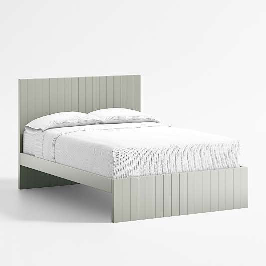 Finn Sage Green Wood Kids Full Bed