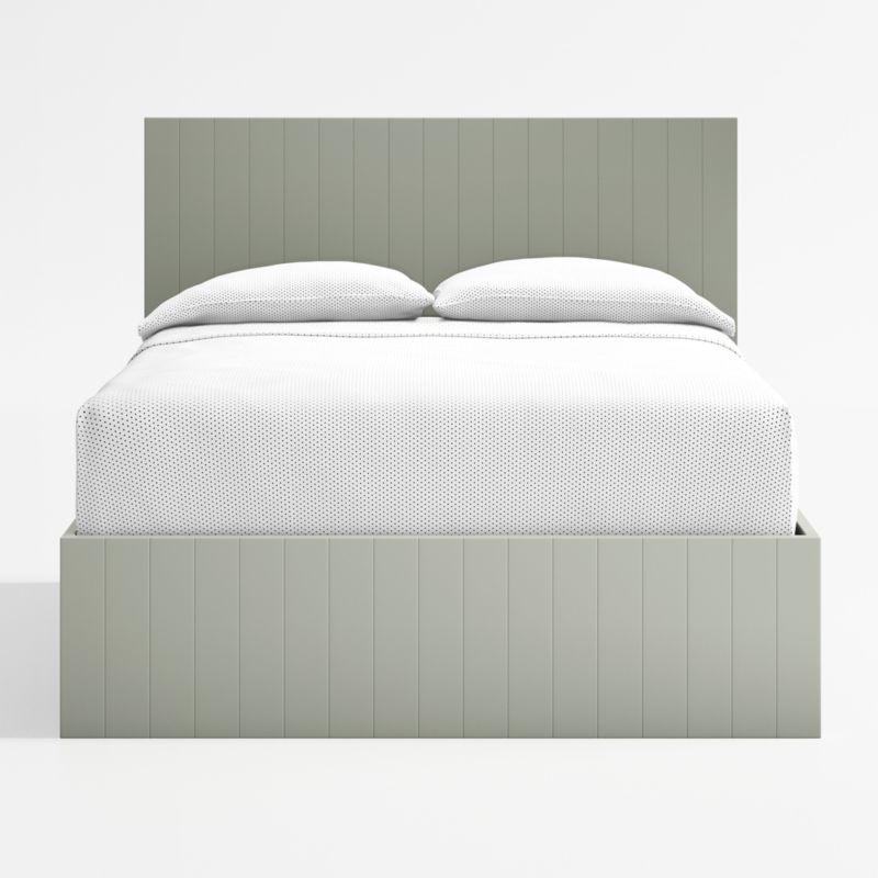 Finn Sage Green Wood Kids Full Bed - image 7 of 10