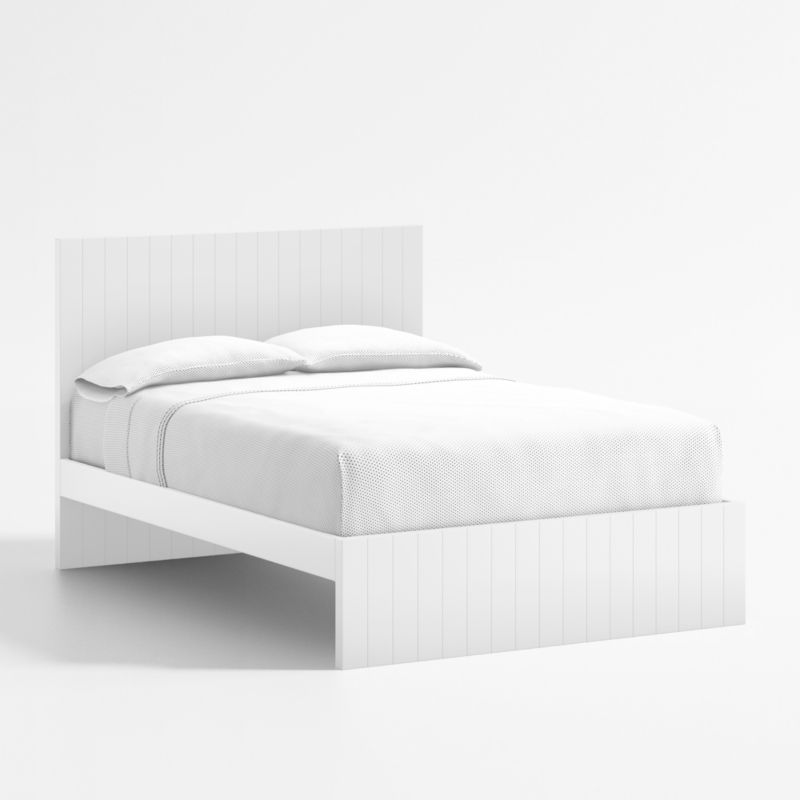 Finn White Wood Kids Full Bed - image 0 of 11