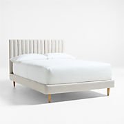 Noa Shelter Cream Upholstered Kids Twin Headboard