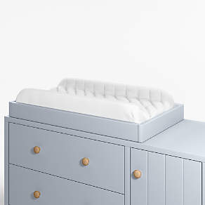crate and barrel blue dresser Finn 51