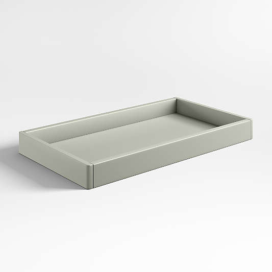 Finn Sage Green Wood Baby Changing Table Topper