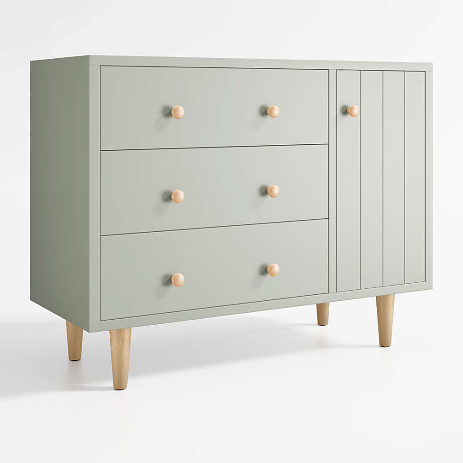 Green on sale wood dresser