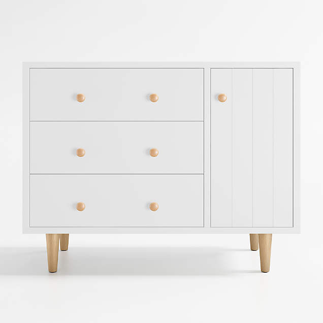 Redondo TwoTone Wood 6Drawer Wide Kids Dresser + Reviews Crate & Kids