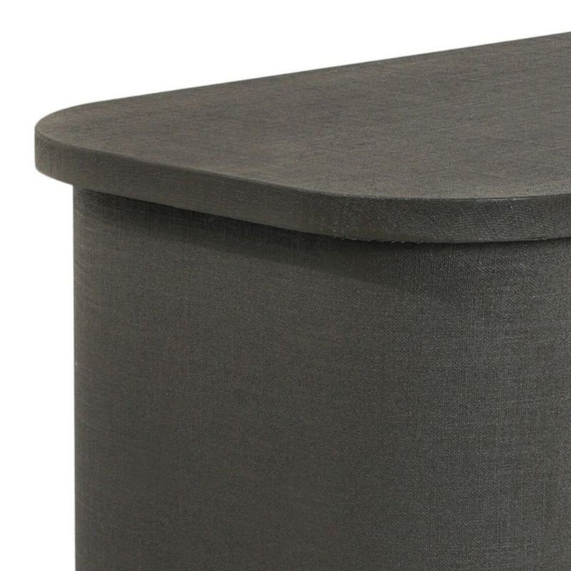 Finnegan 80" Dark Green Linen Wood Media Console - image 7 of 8