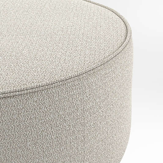 Fireside Round Upholstered Ottoman