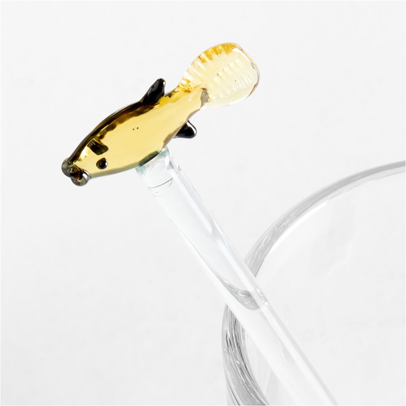 Fish Icon Drink Stirrers, Set of 4 - image 2 of 3