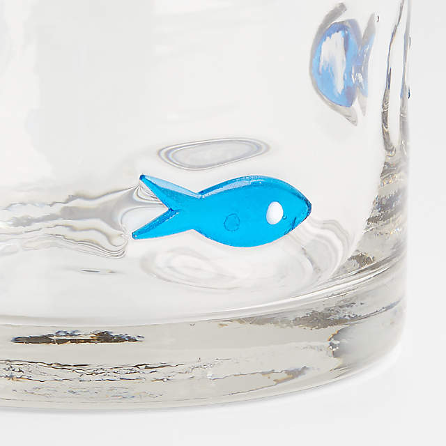 Fish Glass Double Old-Fashioned Glass