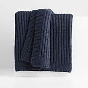 Supersoft Midnight Navy Blue Organic Gauze Kids Pillowcase