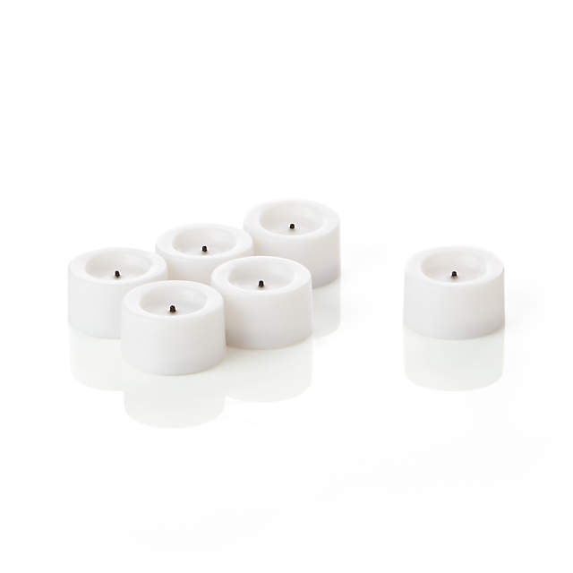 White Flameless Tea Lights + Reviews