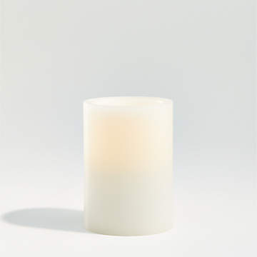 Fire Tek White Plastic Flameless Tea Candle - 1 1/2 x 1 1/2 x 1 1/4 - 10  count box