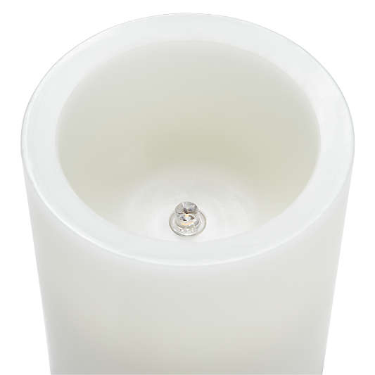 Warm White Flameless Wax Candles