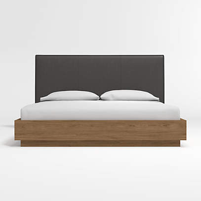 Batten Plinth Base Bed Crate, Leather Headboards For King Beds