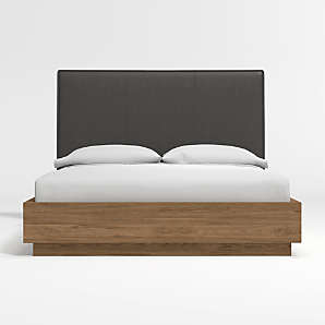 Beds Headboards Wood Metal More, King Wooden Bed Frame With Headboard