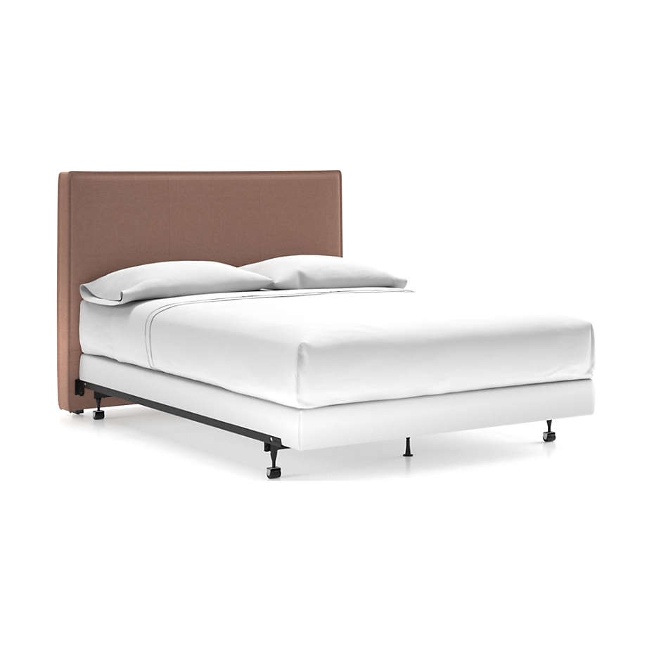Flange Queen Upholstered Headboard Romantic Crate And Barrel