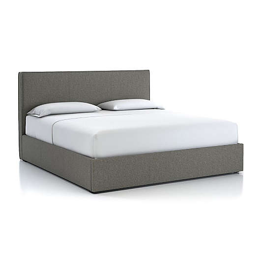 Flange King Bed Grey